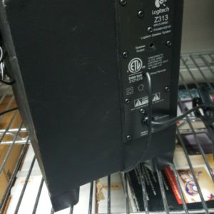 Working Logitech Z313 Computer Speaker System Subwoofer and 2 Speakers Black